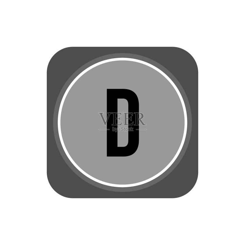 字母D标志模板设计图标素材