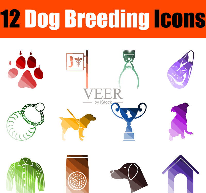 犬类繁殖图标合集图标素材