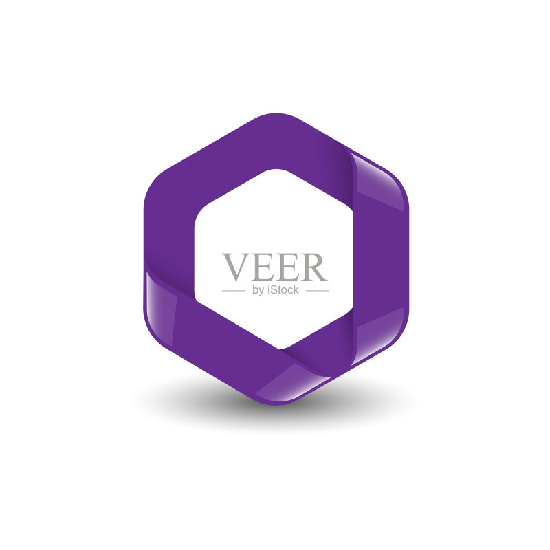 六边形logo概念图标素材