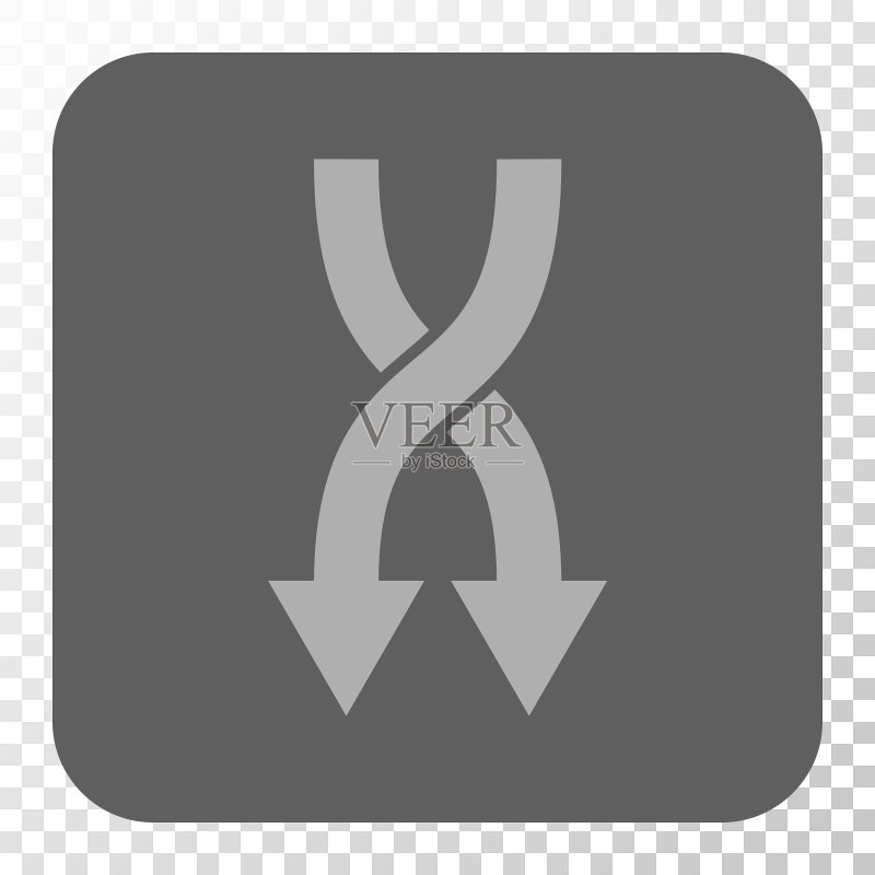 向下箭头圆形方块按钮图标素材