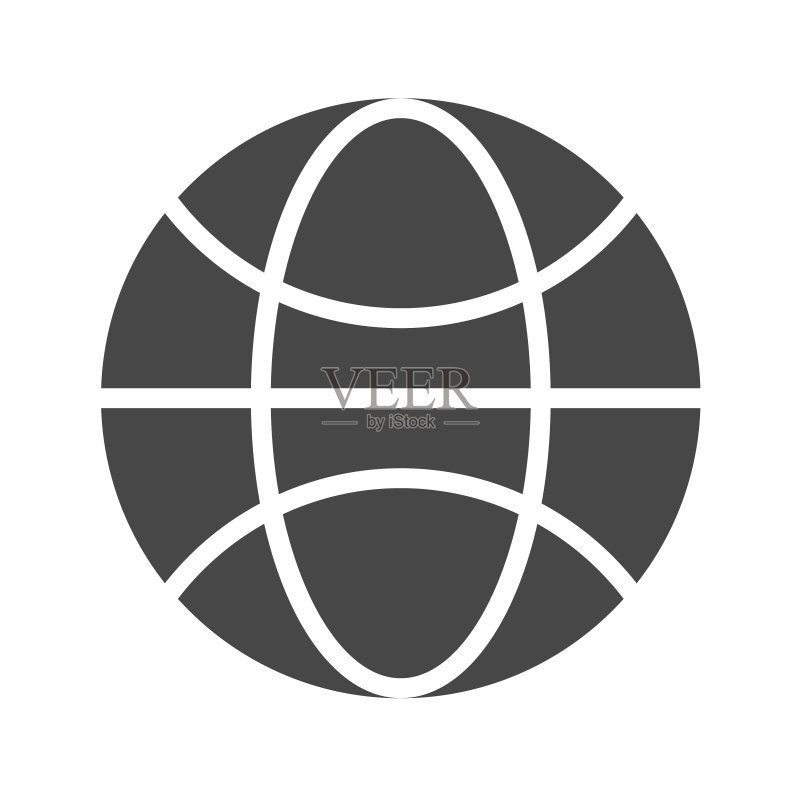 地球扁平图标图标素材