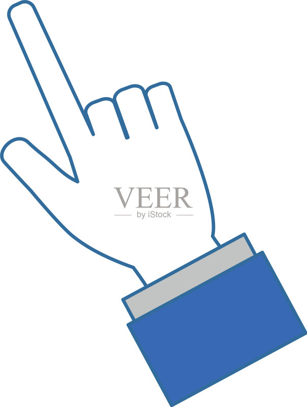 手 食指 图标图标素材