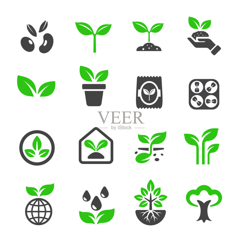 植物图标图标素材