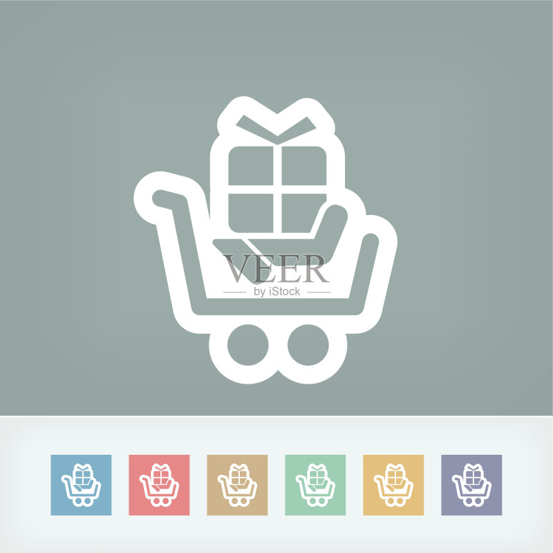 购物车商店图标图标素材