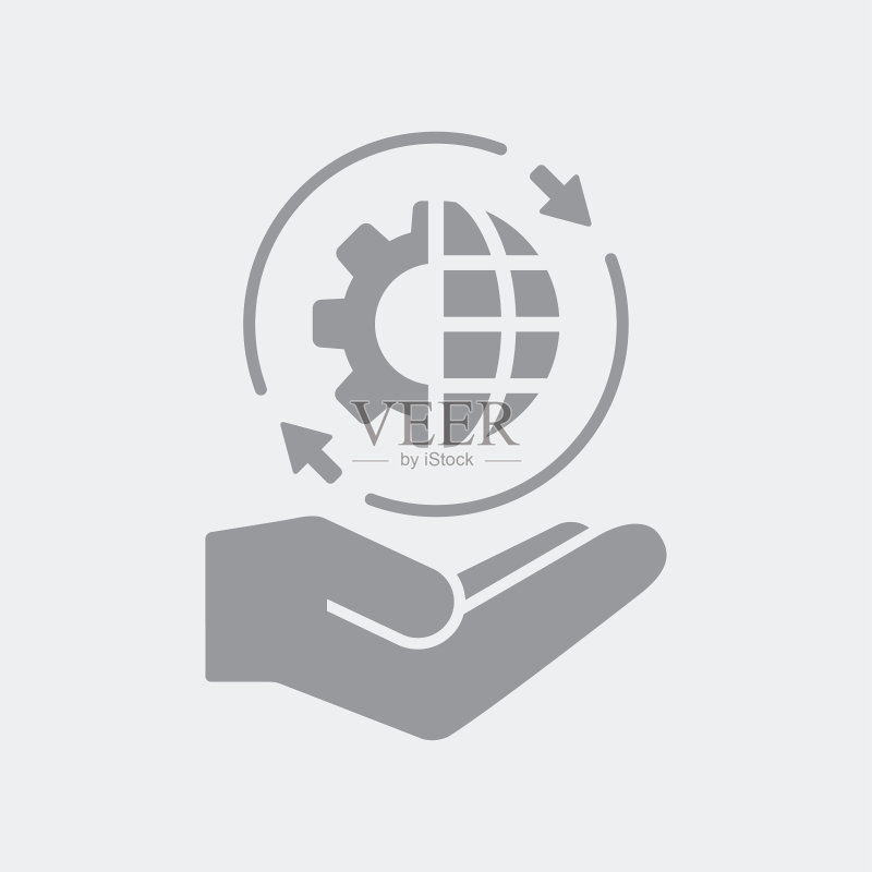 世界通用全方位服务图标图标素材