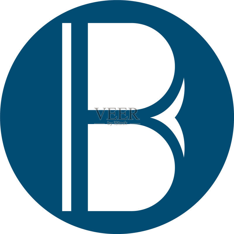 字母B图标设计图标素材