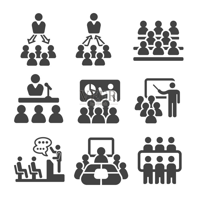 研讨会图标图标素材