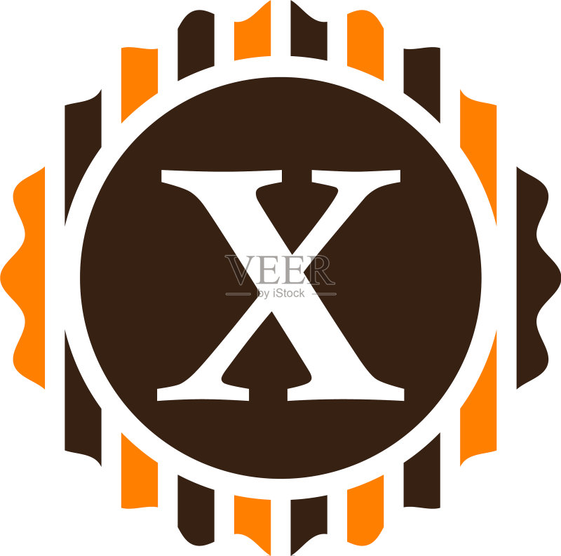 最佳质量字母X图标素材