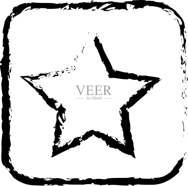 星星轮廓符号图标图标素材