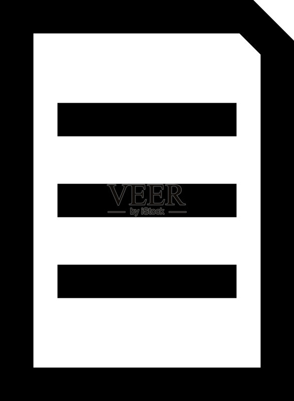 文档纸张图标素材