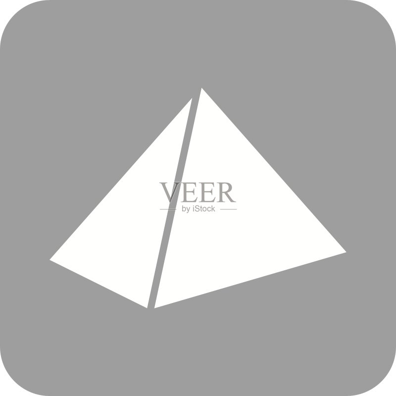 金字塔图标素材