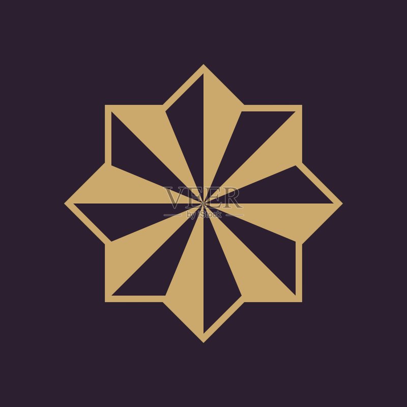 星星图标,星星符号(扁平风格)图标素材