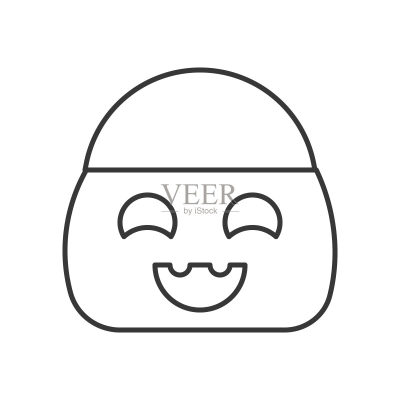 万圣节主题糖果桶图标素材