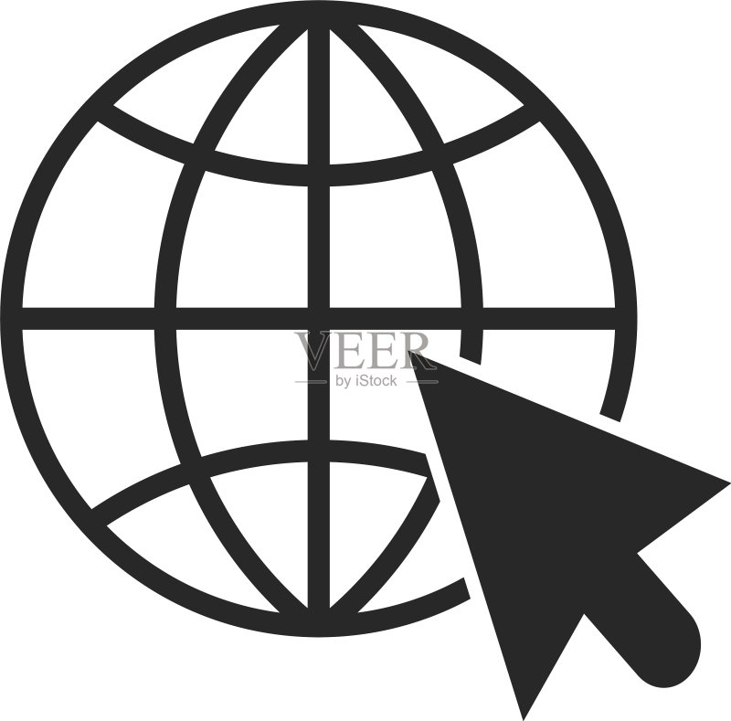 访问网站图标网络标志图标素材