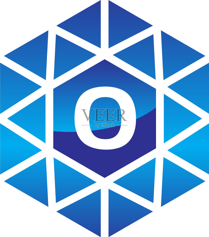 钻石字母O图标素材