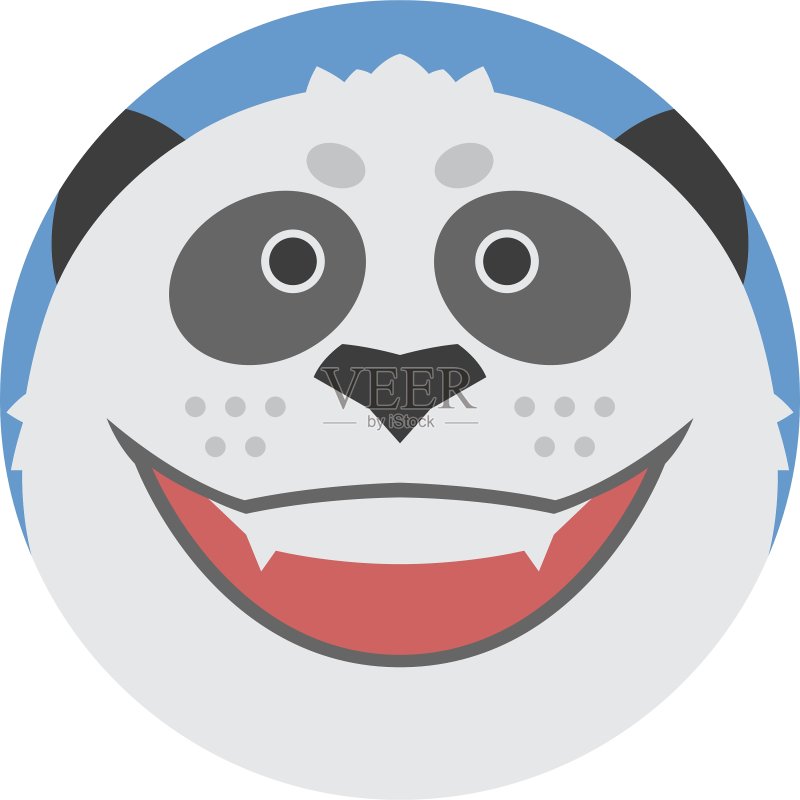动物表情图标合集图标素材