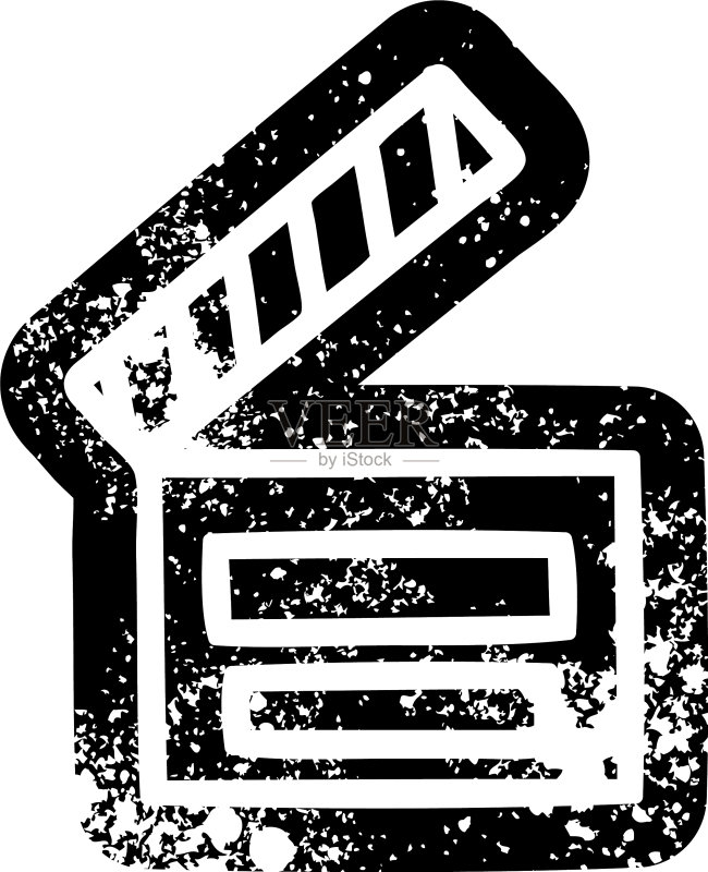 电影场记板复古图标图标素材