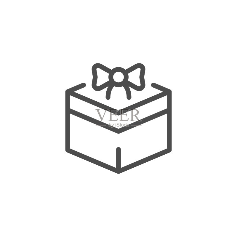 礼品线条图标图标素材