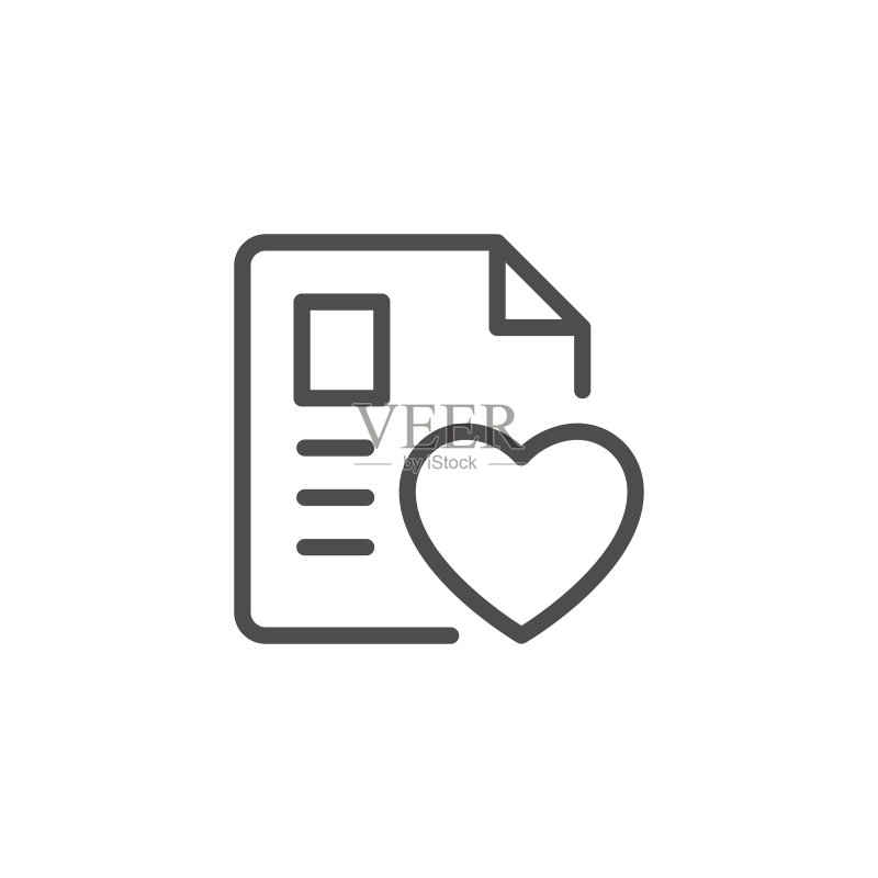 常用线条图标图标素材