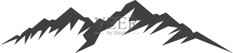 山图标标识图标素材