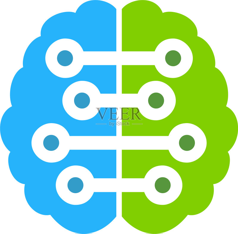 数字大脑logo图标设计图标素材