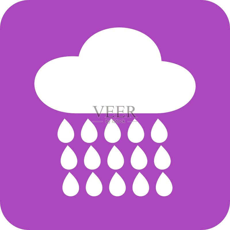 下雨图标素材