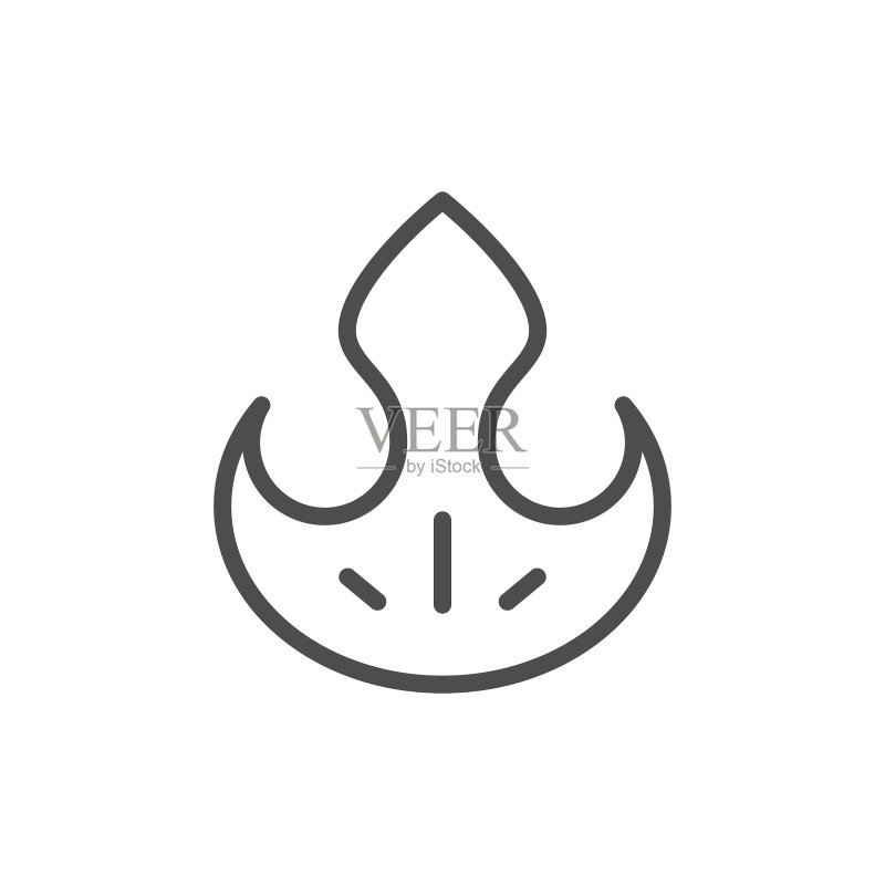 火焰线条图标图标素材