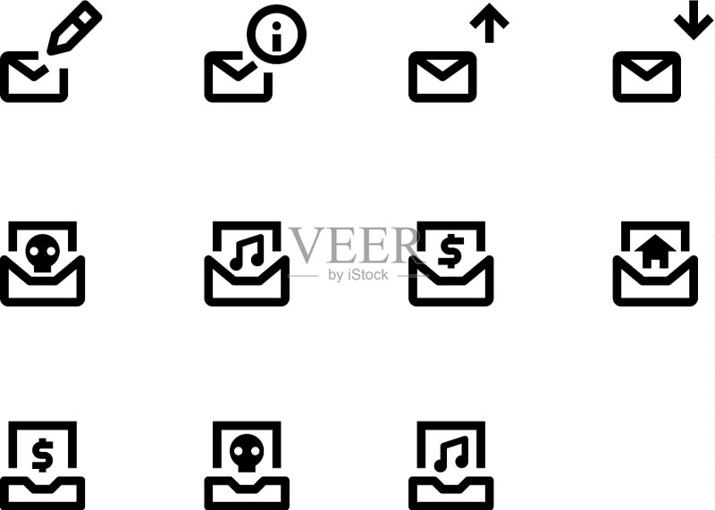 电子邮件图标图标素材