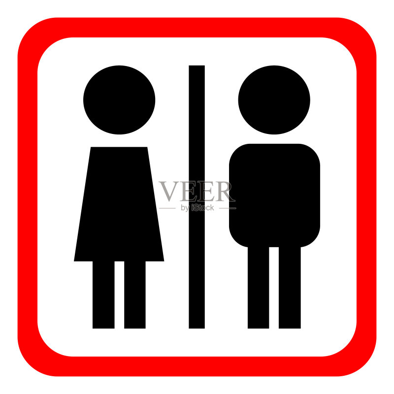 男女厕所标志图标图标素材