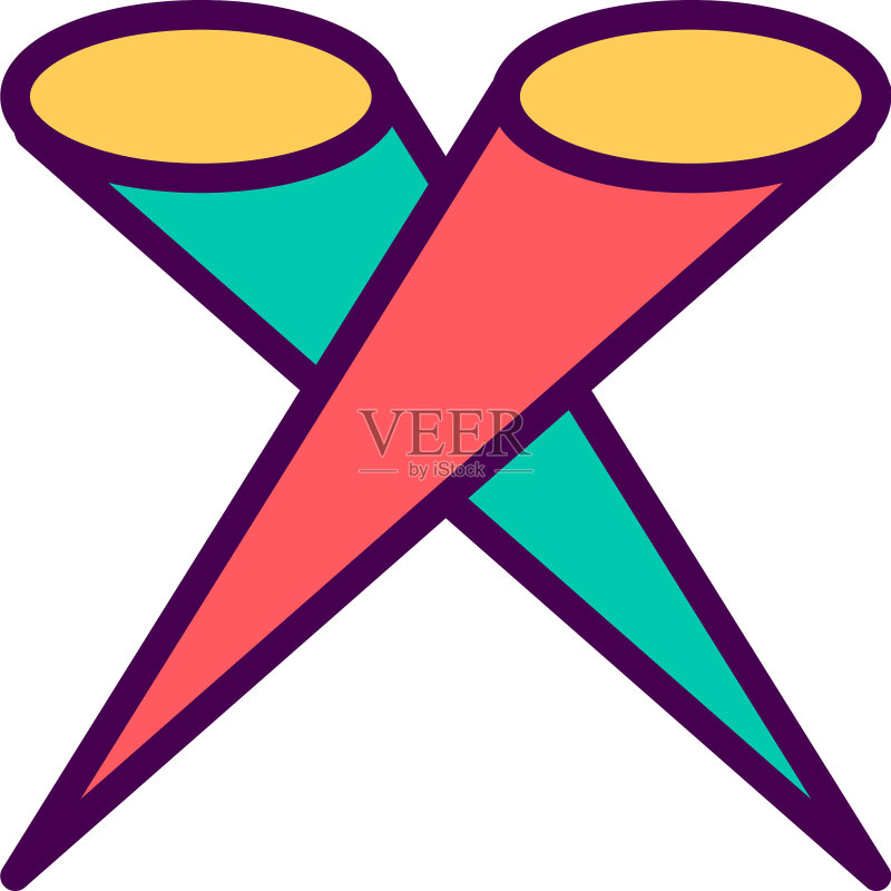 聚光灯图标设计图标素材