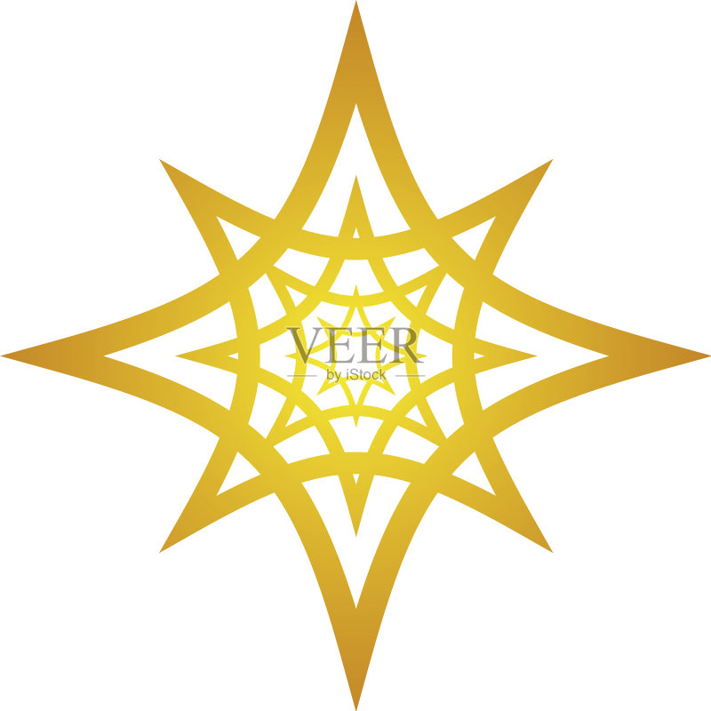 明星符号图标素材