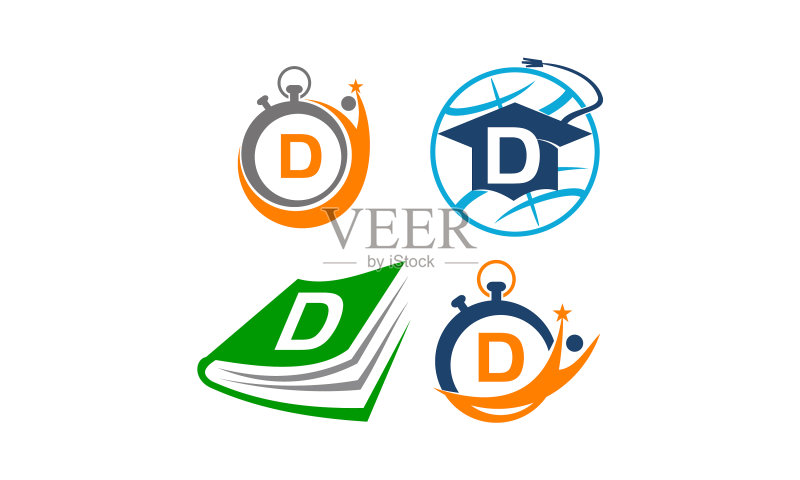 V字模板图案图标素材
