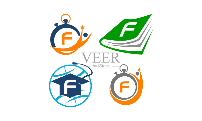 V字模板图案图标素材