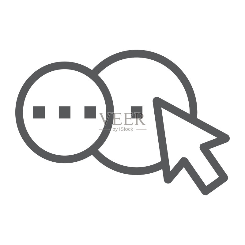 形状生成器工具线性图标设计图标素材