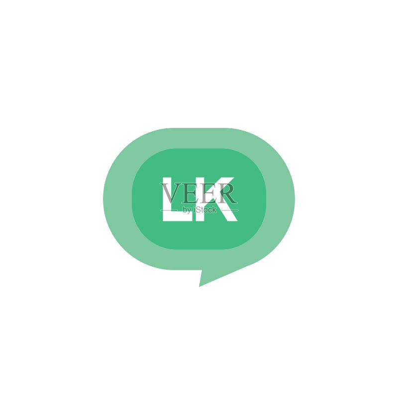 字母LK标志设计模板图标素材