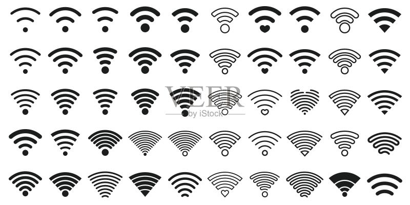 设计常用Wifi图标合集图标素材