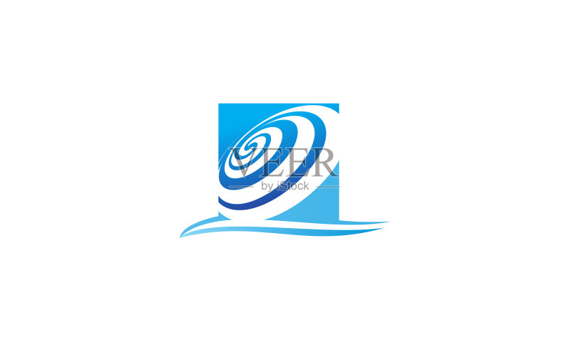 水解决方案logo设计模板图标素材
