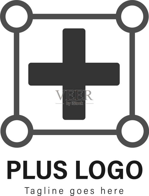 现代风格医疗Logo模板设计图标素材