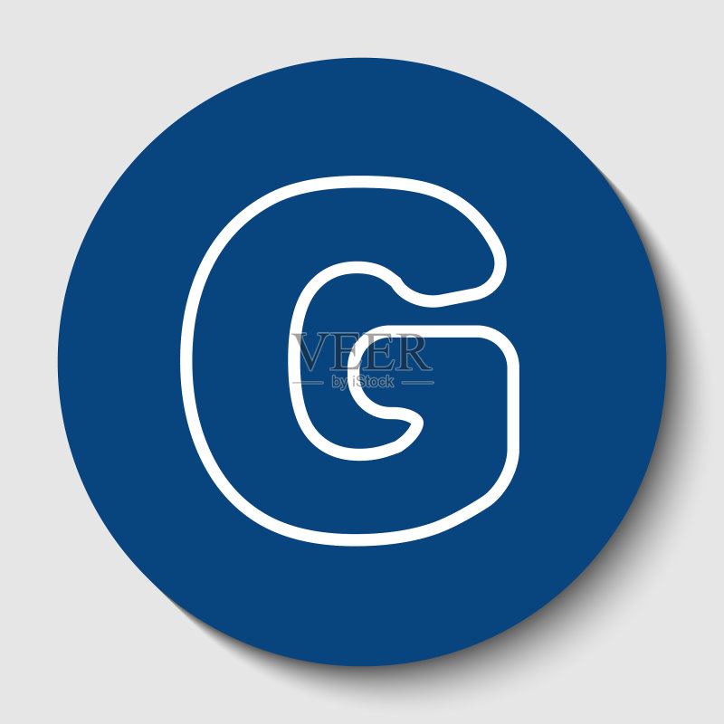 G字母标志设计模板元素图标素材