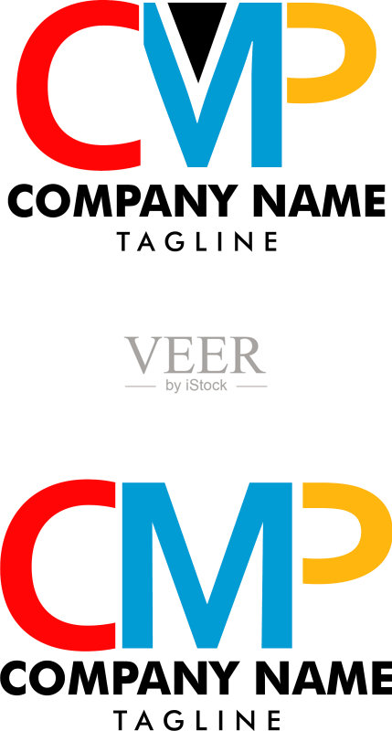 首字母CMP logo设计合集图标素材