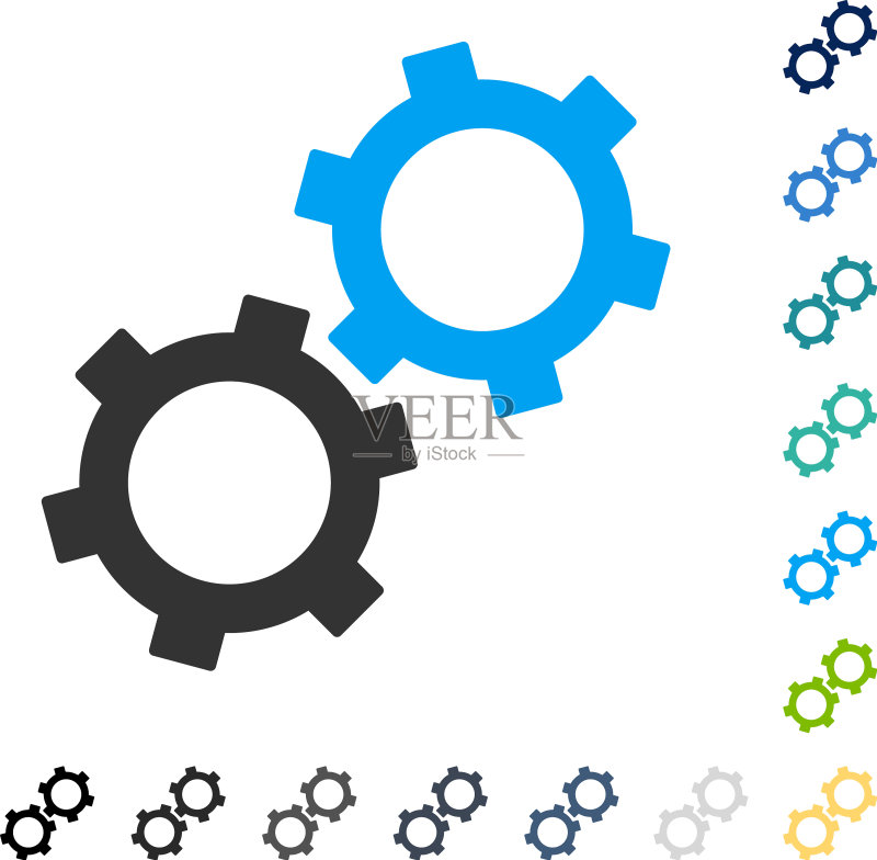 齿轮图标图标素材