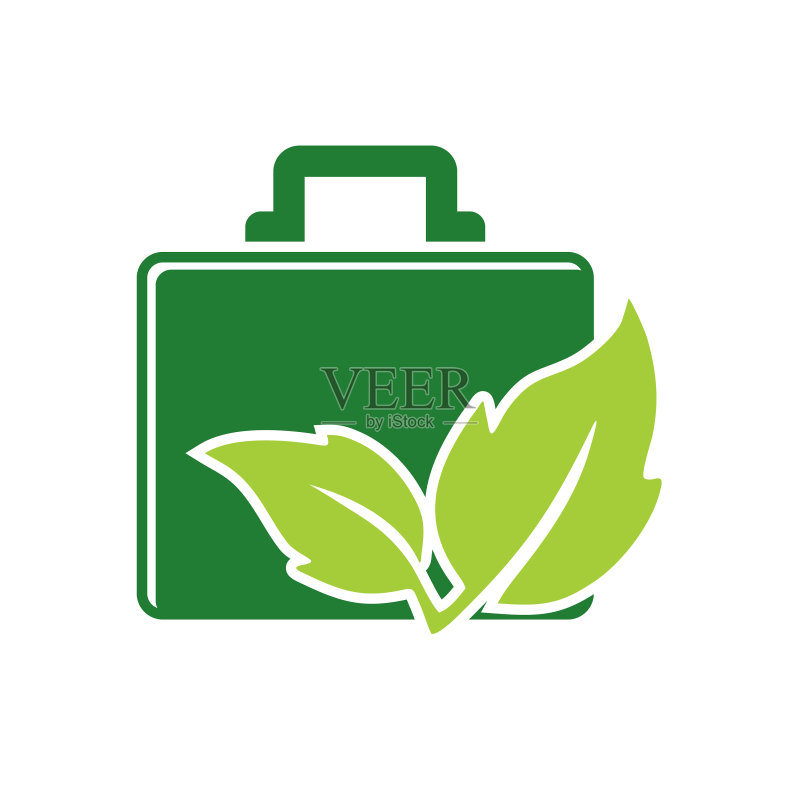 用于图形和网络的植物疗法图标背景图标素材