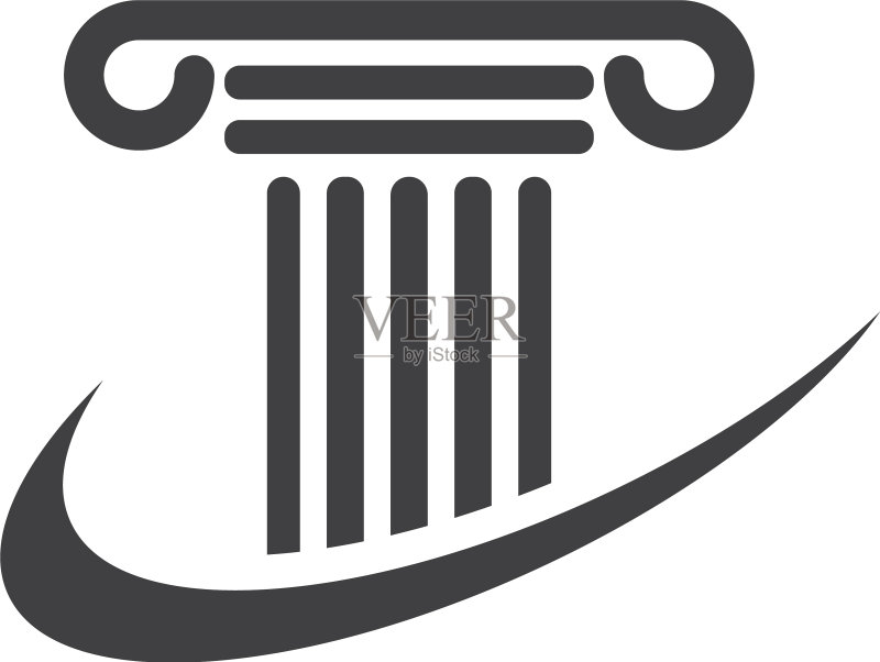 柱形图标Logo模板图标素材