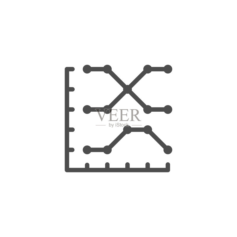 图表线条图标图标素材