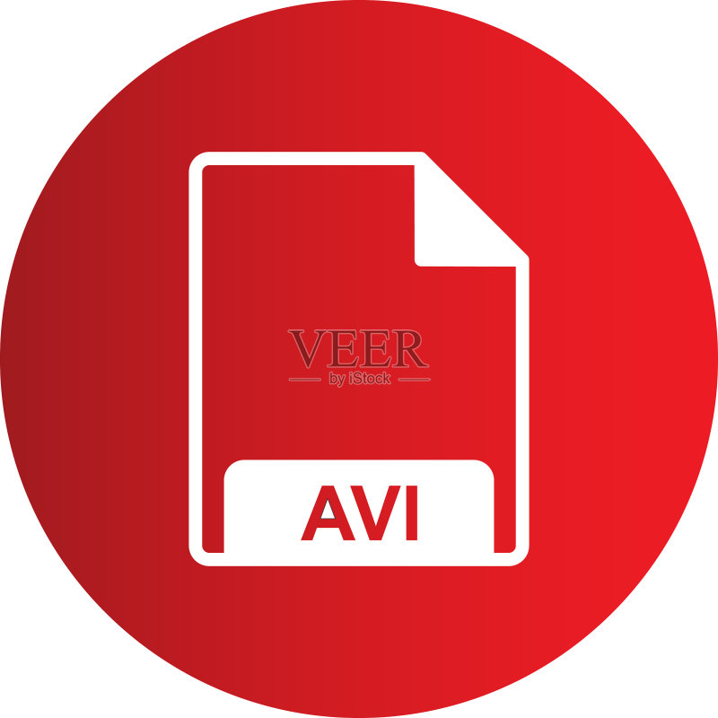 AVI图标图标素材