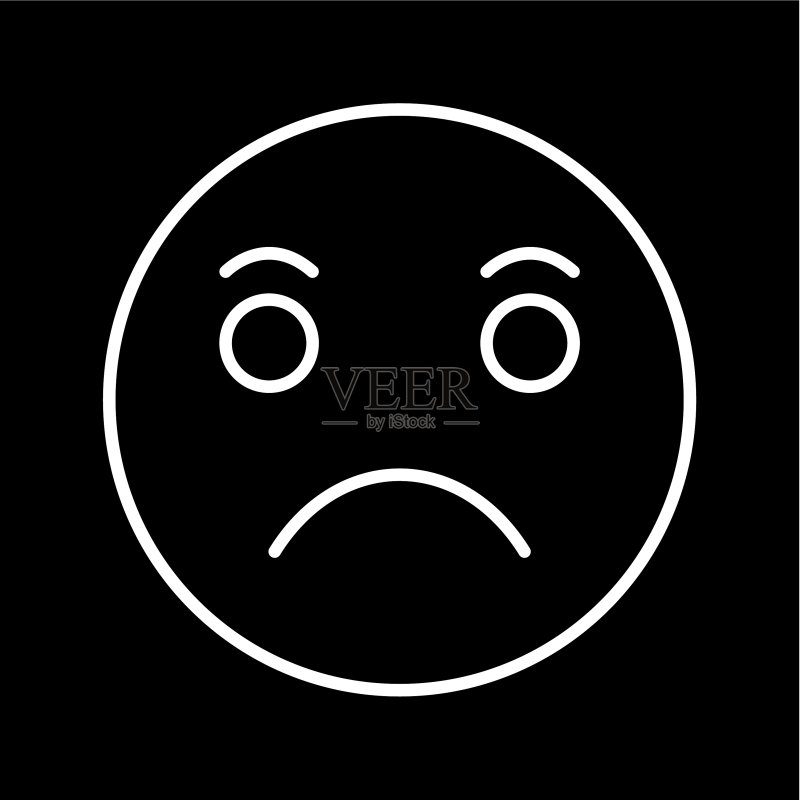 悲伤表情符号图标图标素材