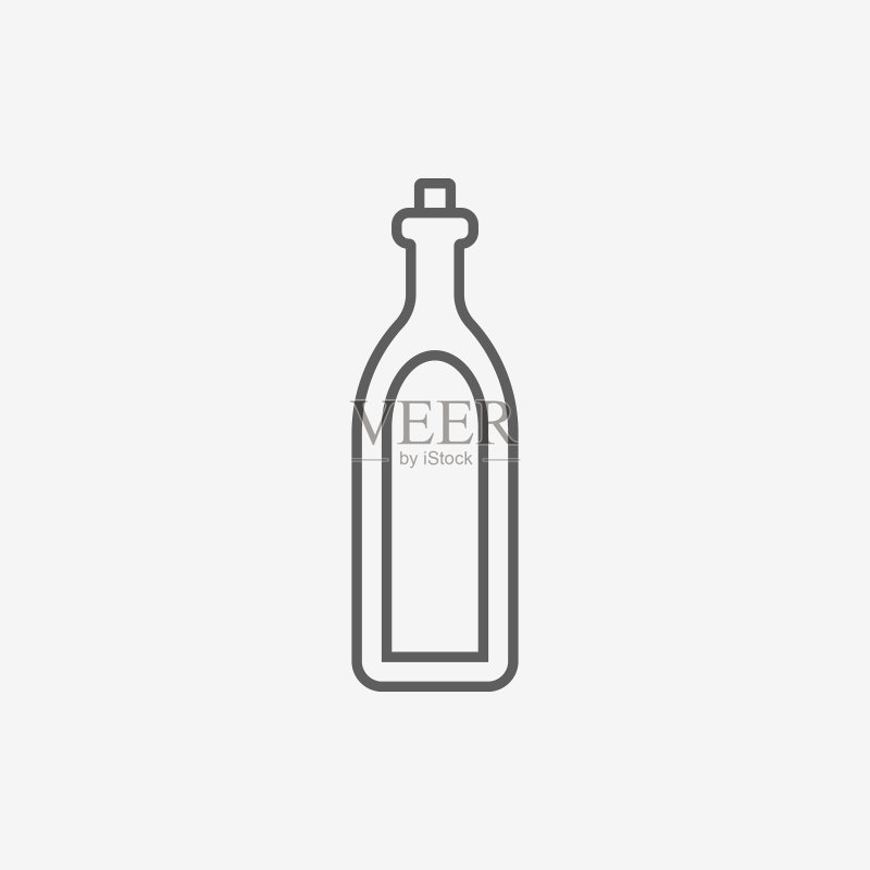 酒水瓶子图标图标素材