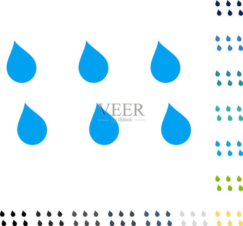 水滴图标图标素材