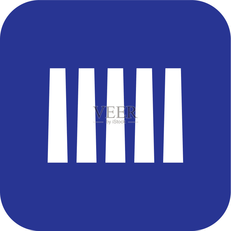斑马线图标图标素材