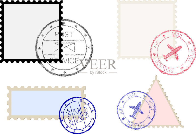 邮票图标素材